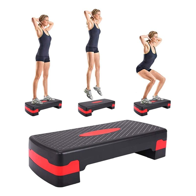 Justerbar FitStep - Justerbar fitnessnivå för säker och mångsidig träning hemma