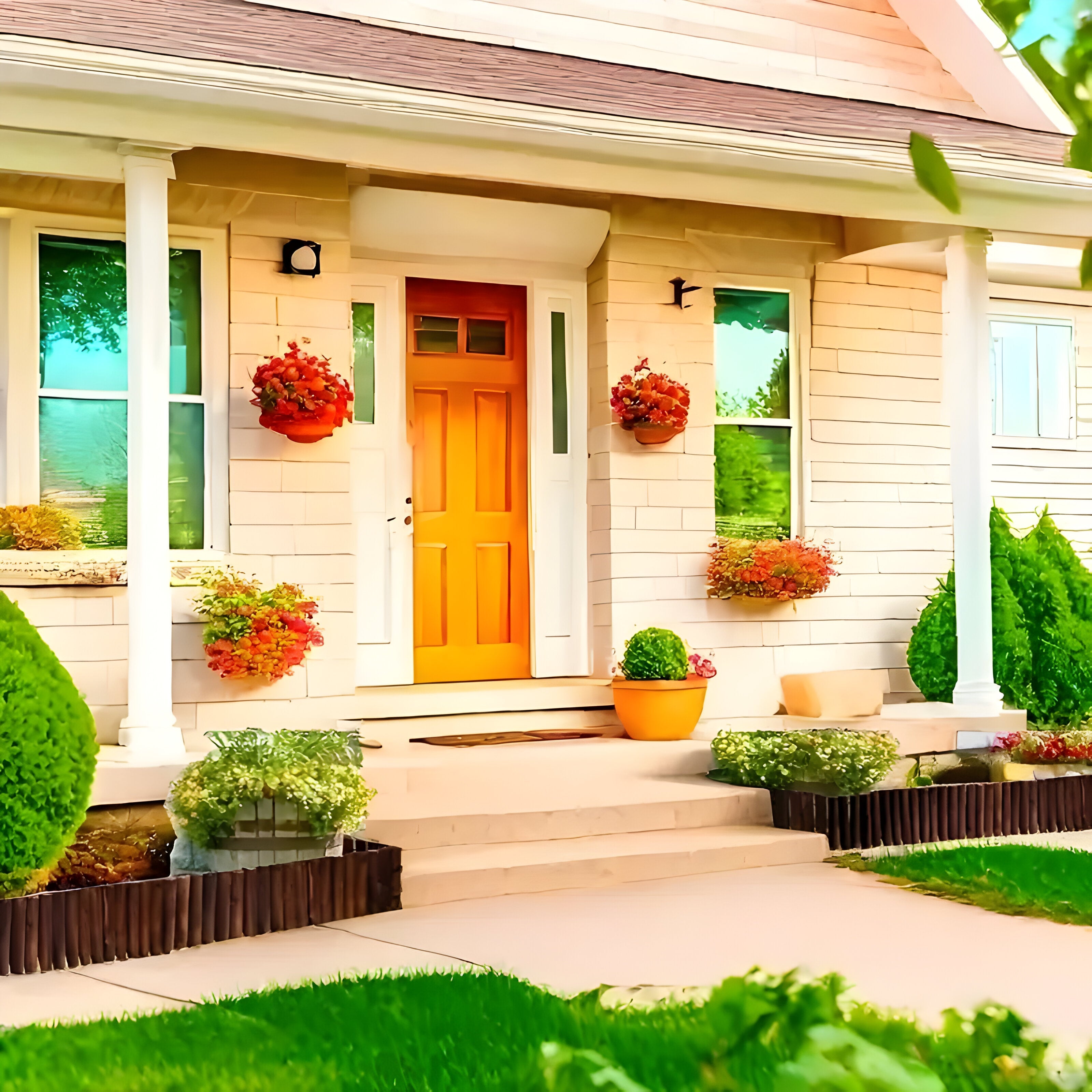 GroveScape - Dekorativt trä utomhus trädgårdsavgränsning gräns