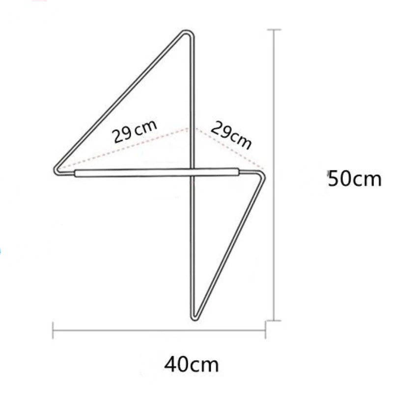 Carvallo – Multifunktionell klädhängare med hylla och platsbesparande design