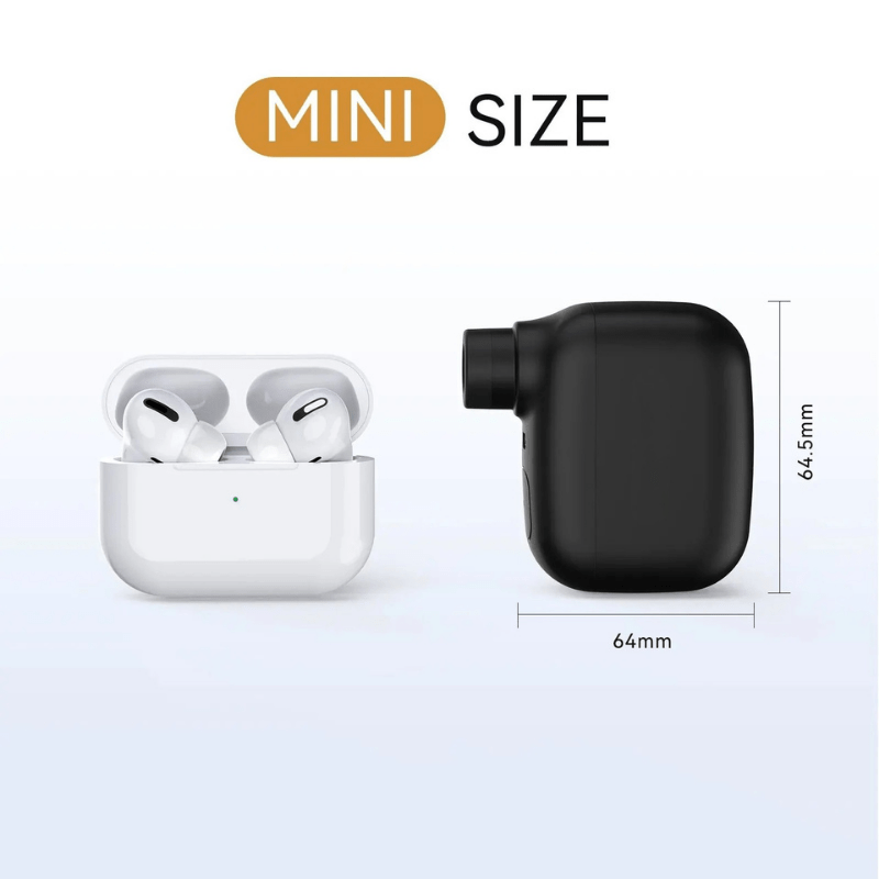 AIRCYCLE – Bärbar, batteridriven cykelpump med 100PSI för alla ventiler