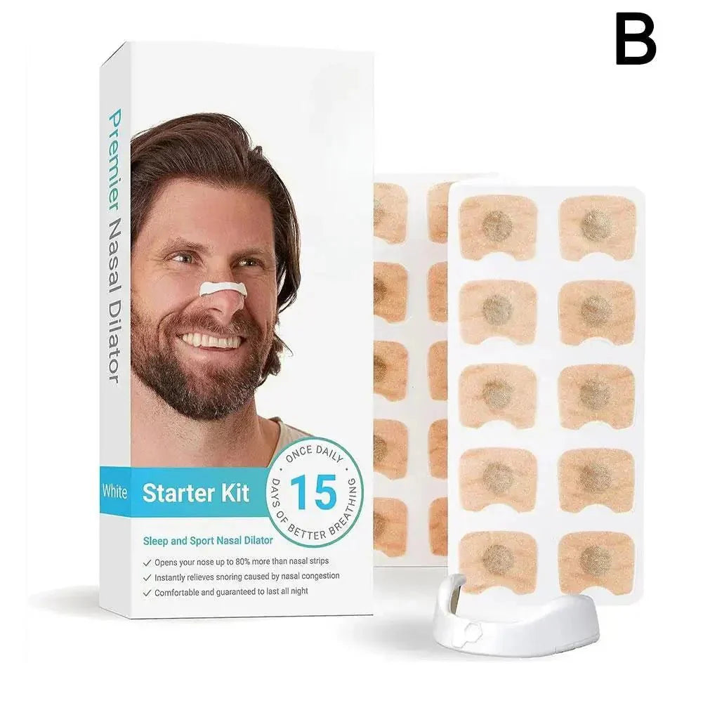Airflow Pro Magnetiska Nasinlägg - återanvändbar näspatron för bättre andning, snarkavlastning och allergistöd