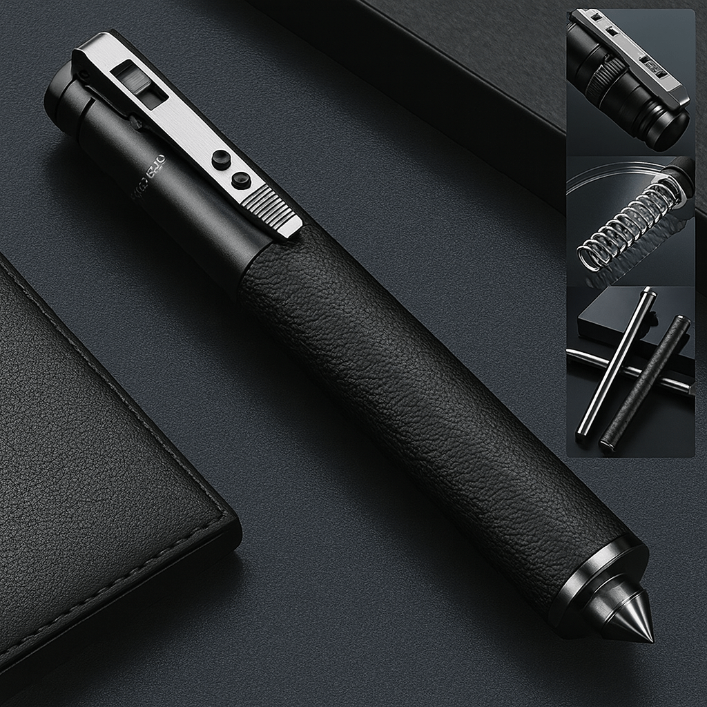 AllGuard Lager – Automatisk självförsvarspinne med stabilitetsstöd