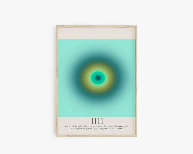 Ängelnummer Andliga Affischer Canvas Modern väggkonst