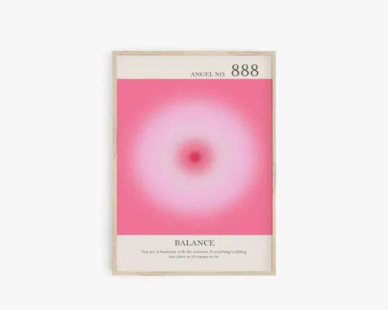 Ängelnummer Andliga Affischer Canvas Modern väggkonst