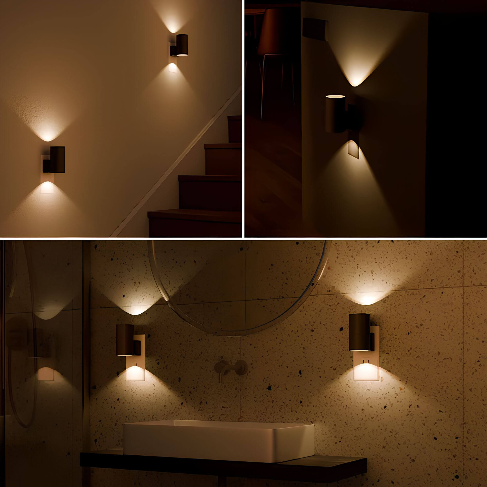 Dimbart LED Nattljus | Automatisk Skymningssensor | Kompakt Plug-In Design