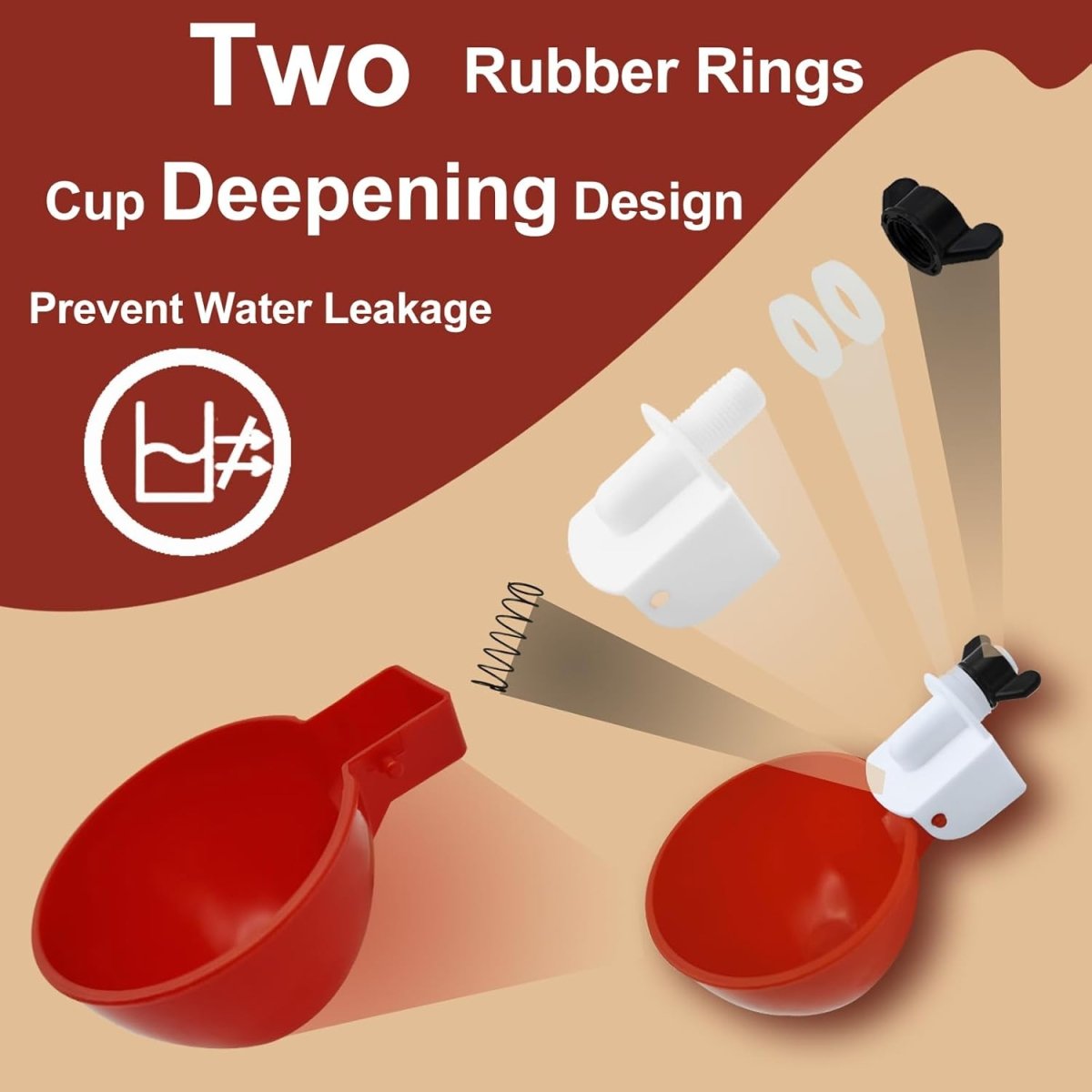 AQUAQUILL – Automatisk hönsvattnare för mühels hydration