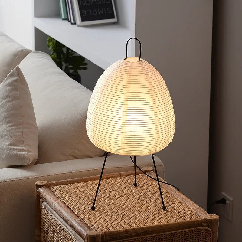 Bordslampa Japanskt Papper LED Modern Ljus