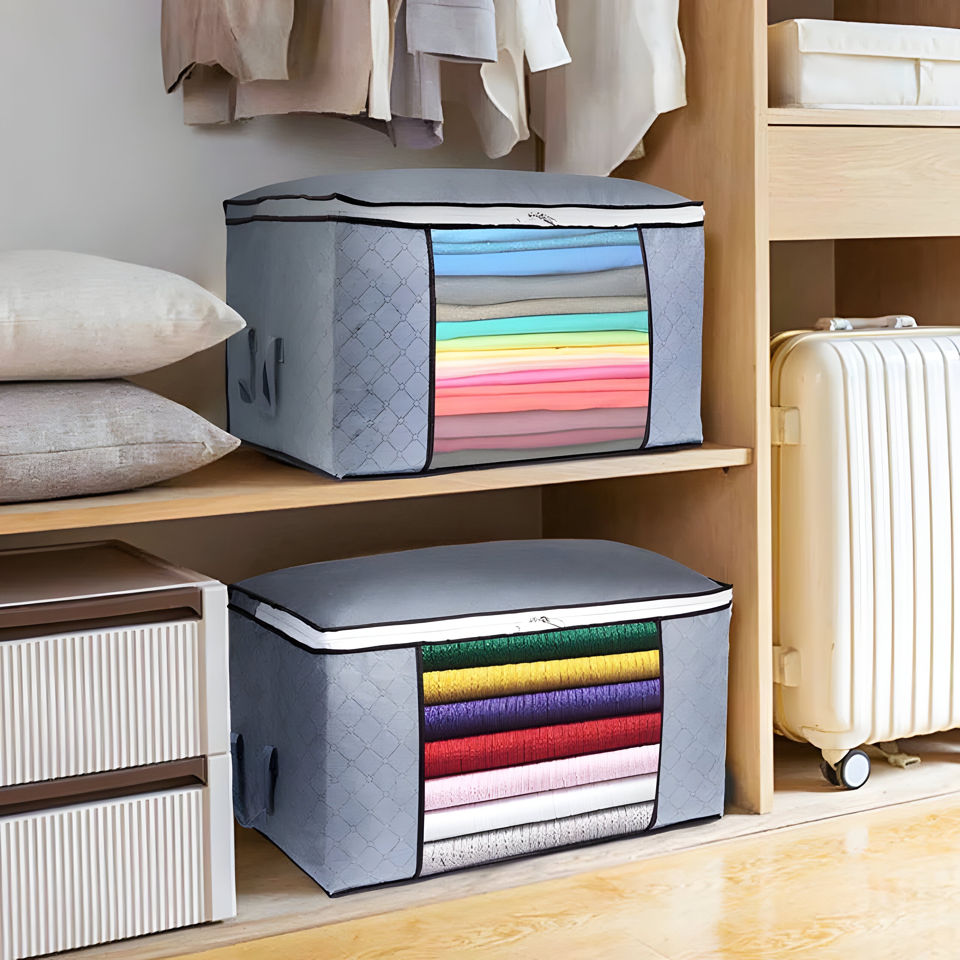 StackEase Box - Hopfällbar Klädförvaringslåda