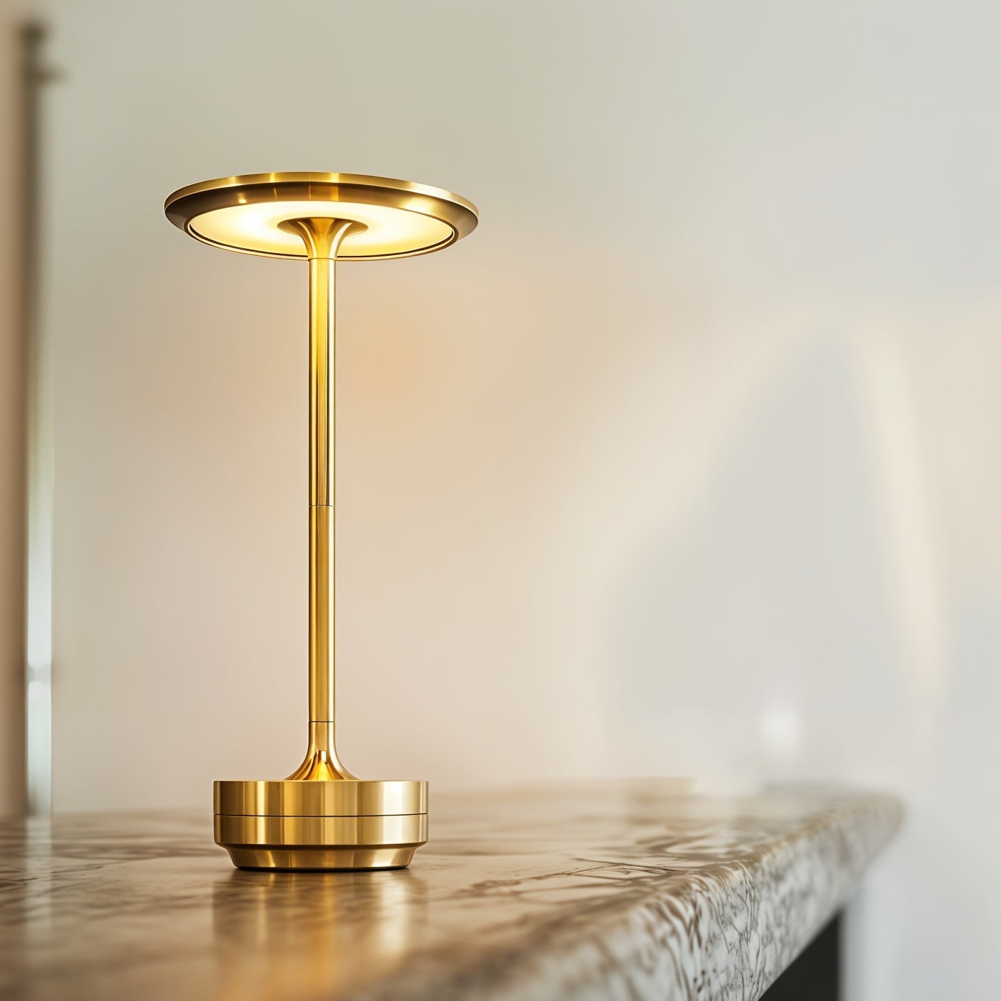 Trådlös Bordslampa | 25h USB-C Uppladdningsbar | Touch Dimmbar med 3 Färglägen | IP66 Utomhussäker