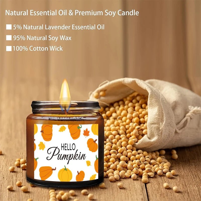 AutumnGlow - Doftande sojavaxljus med höstdoft