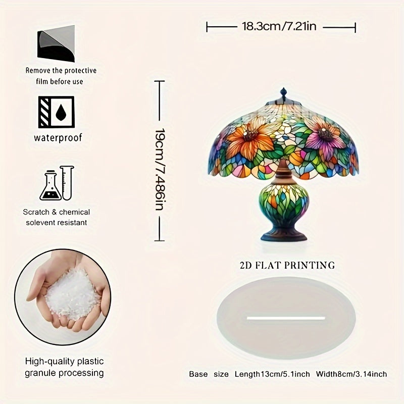 GlamTafel - Stilfulla Akryl Bordslampa Dekoration