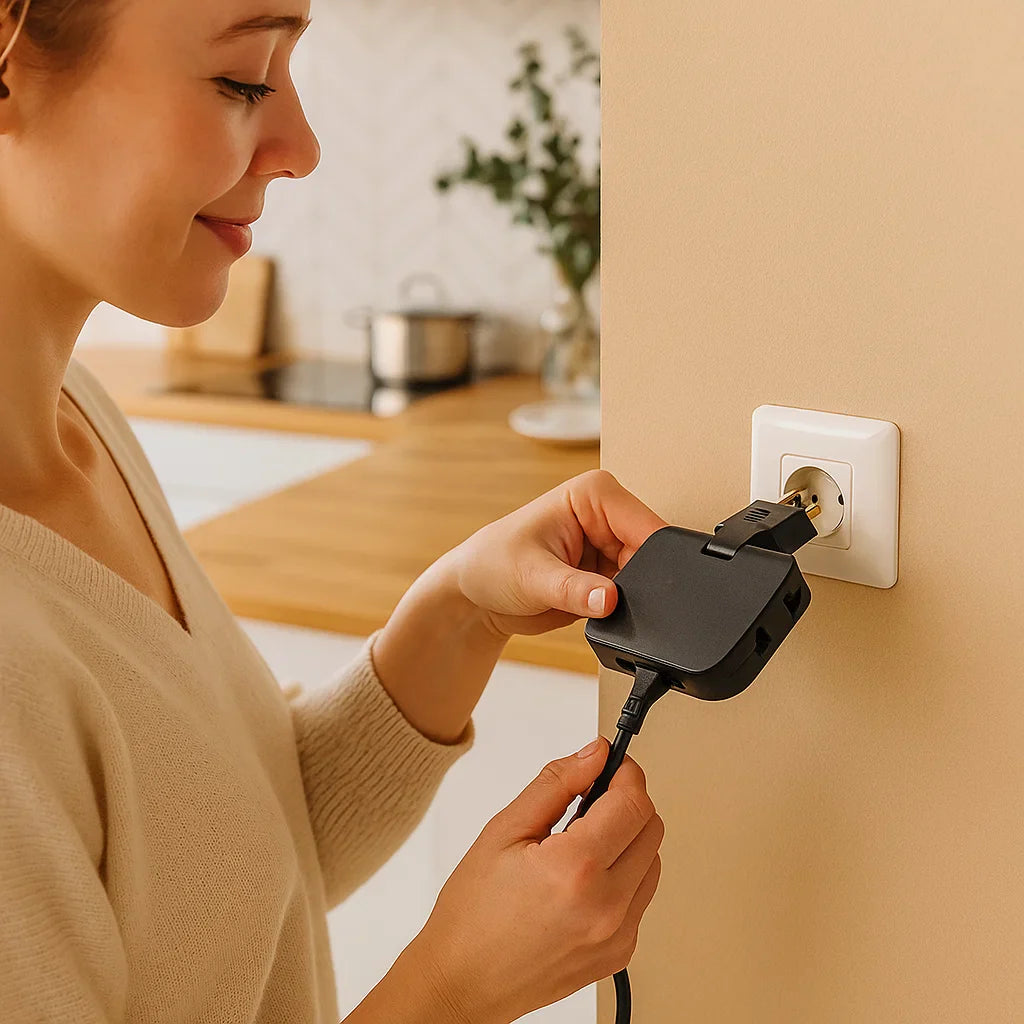 Flera hörnproppar - Praktisk lösning för trånga utrymmen