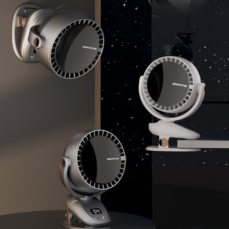 Bärbar bladlös fläkt med digital display – Tyst och uppladdningsbar kylning för inomhus- och utomhusbruk