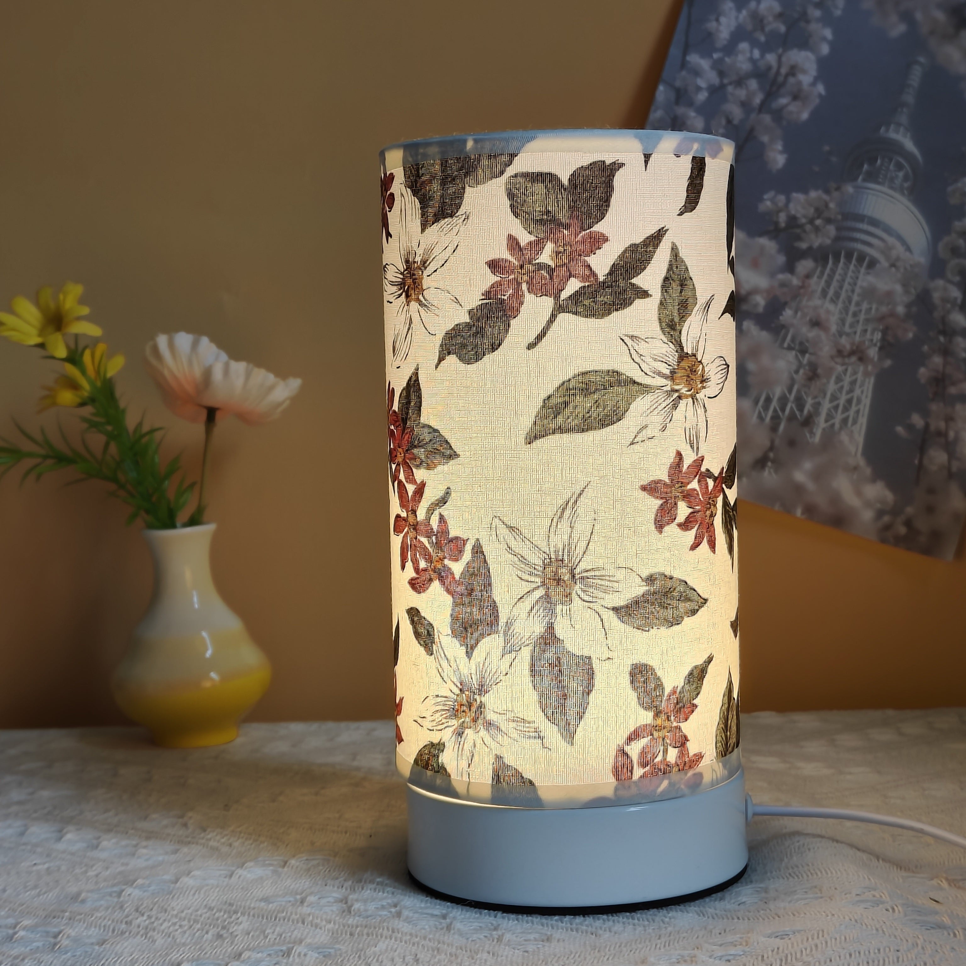 HoutLicht - Kreativ Trä Bordslampa med LED