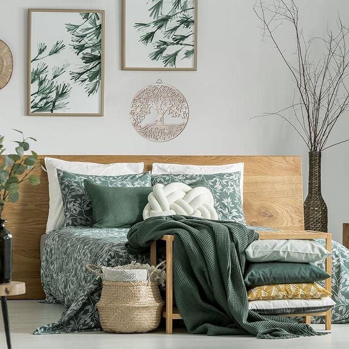 Livets Träd Träkonst - Hängande Trä Yggdrasil Väggdekoration