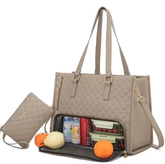 Bagsball 2-i-1 - Stilig bärkasse med isolerat lunchfack