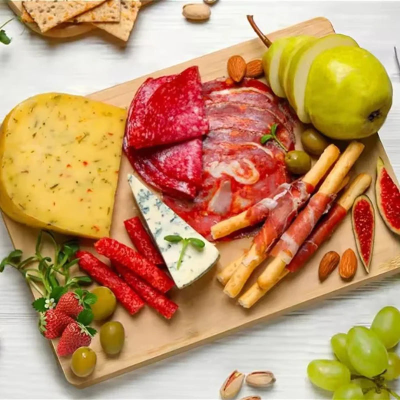 BAMBOOVIA – Premium Bambu Skärbräda Set