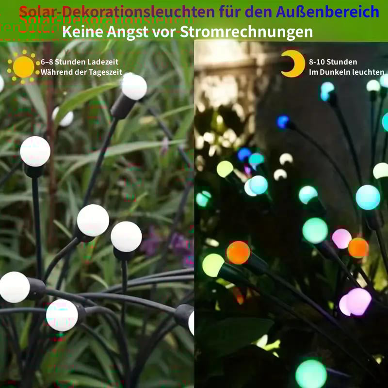 SunTwinkle – Solcellsdrivna eldfluge-lampor för trädgården