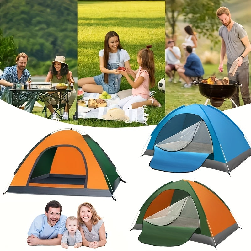 Pop Up Camping Tent med dragkedjedörr