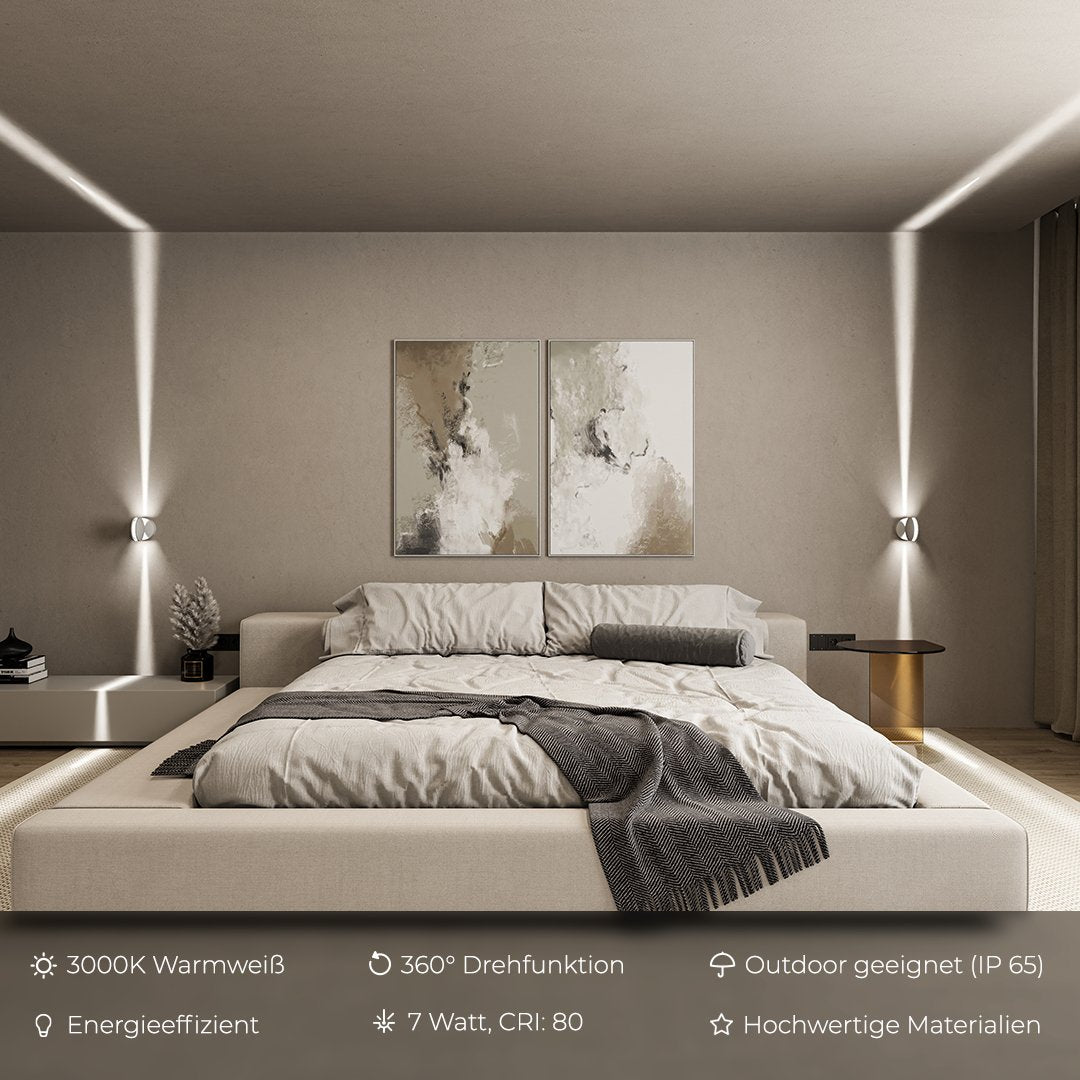 AuroraGlow - Modern Spotlights Vägglampa