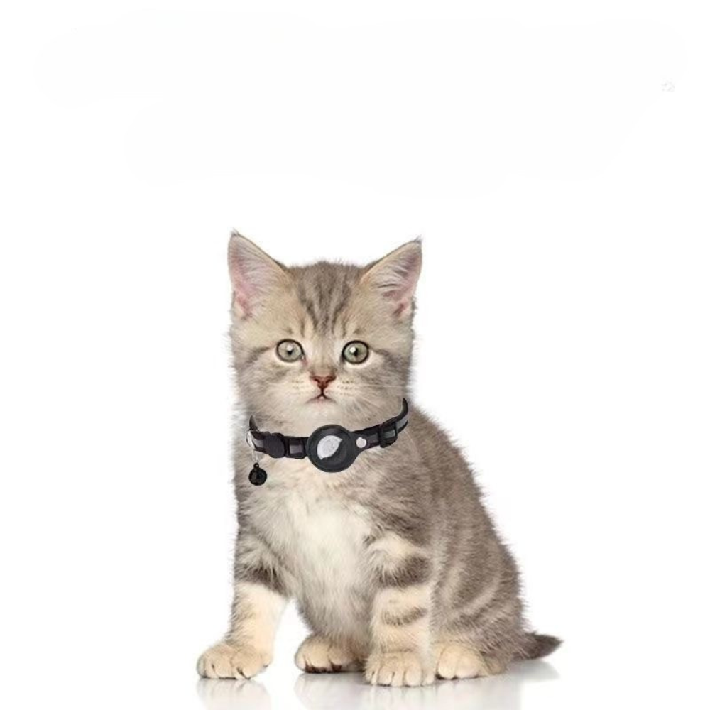 Katt Halsband Nylon Reflekterande GPS Tracker Rem