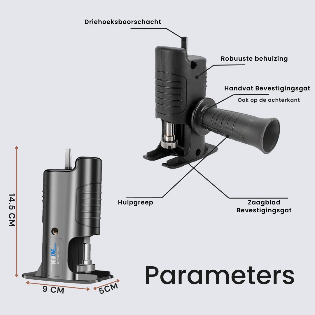 Bladeex Boradapter – Omvandla din borrmaskin till en kraftfull såg för trä- och metalskärning