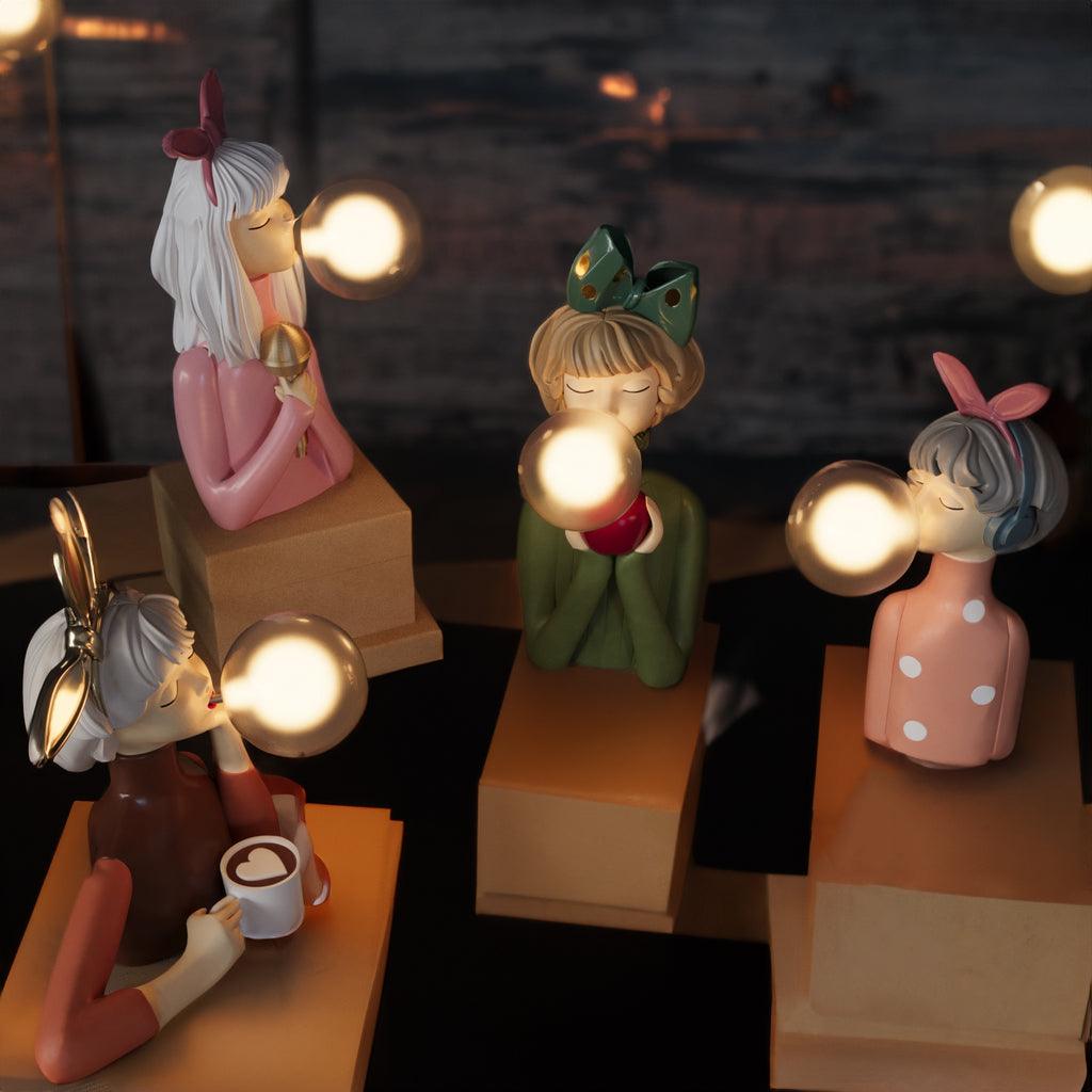 Bubble Girls Bordslampa - Lekfull och Kreativ Belysning för Samtida Interiörer