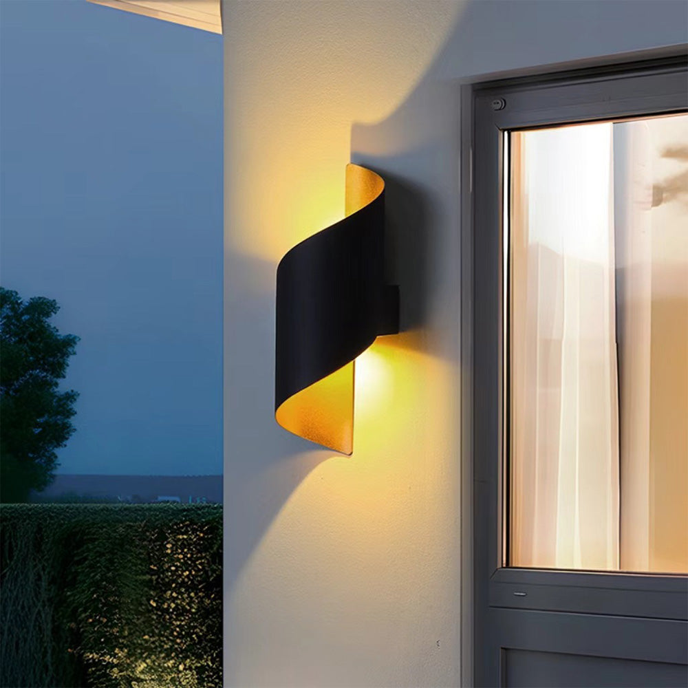 LED Vägglampa med Minimalistisk Aluminiumdesign