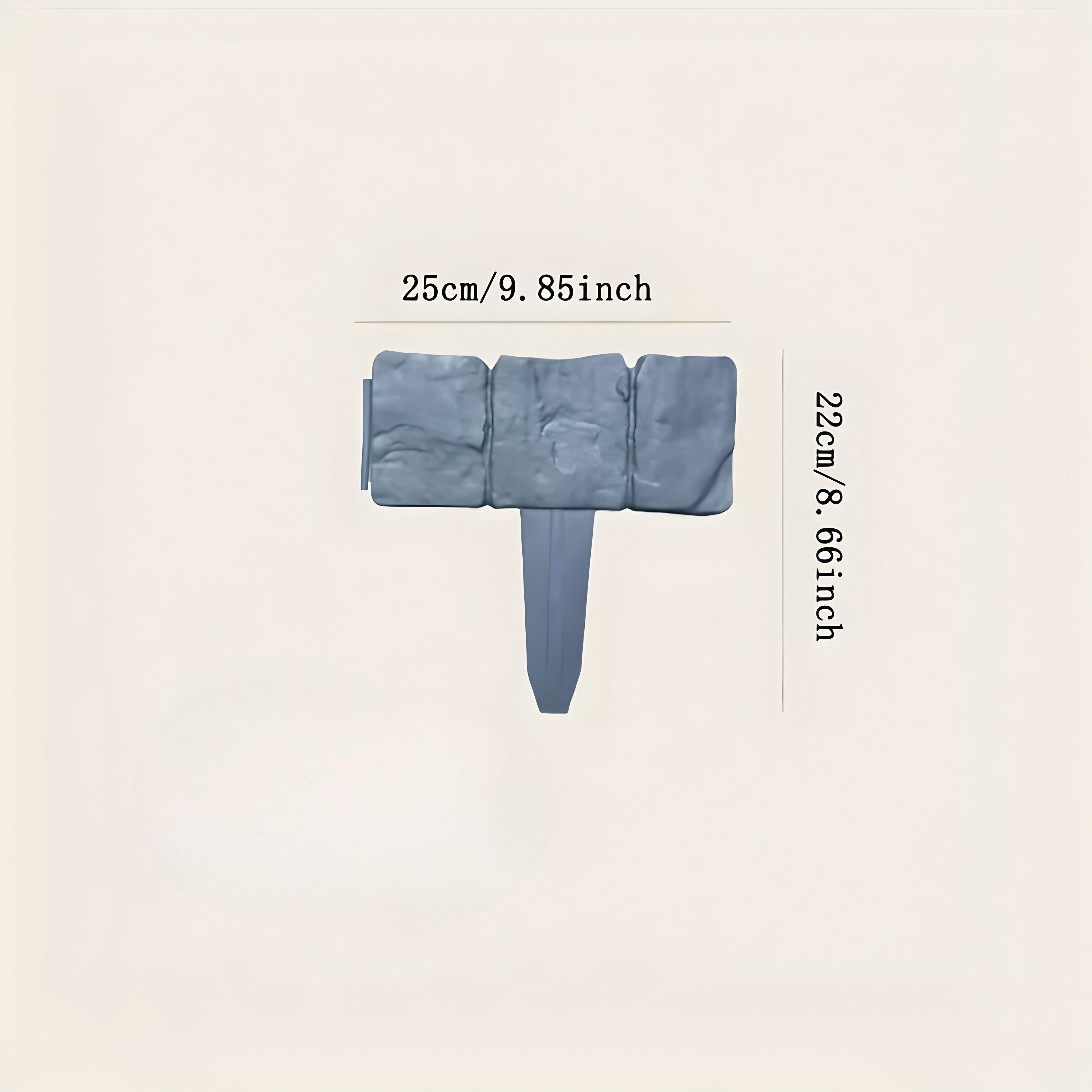 EcoEdge Zaun – Fällbar Trädgårdsstaket i Patchwork-stil