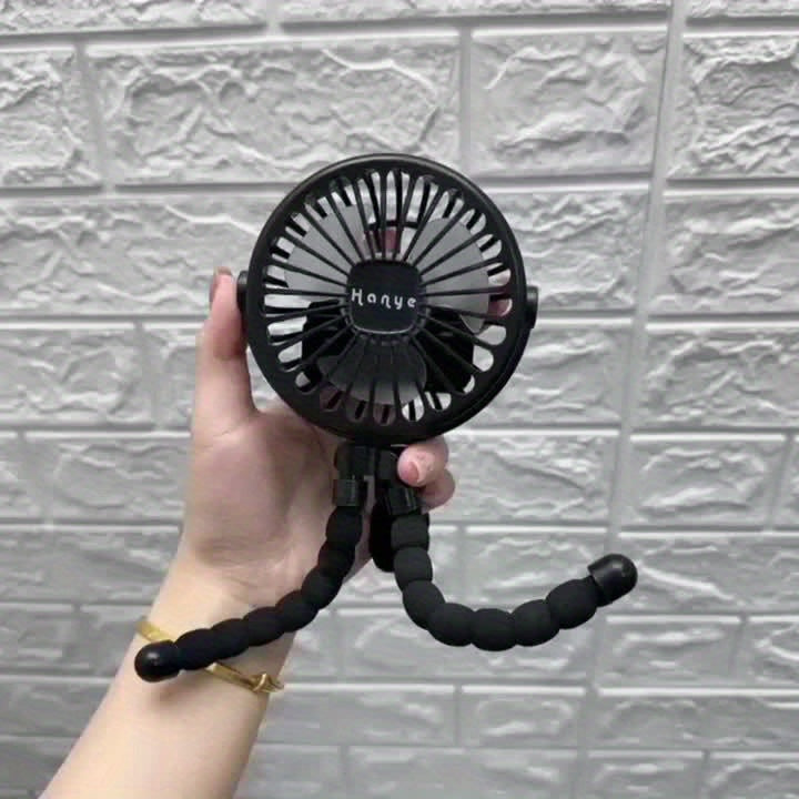 Portabel klämfläkt med flexibel stativ