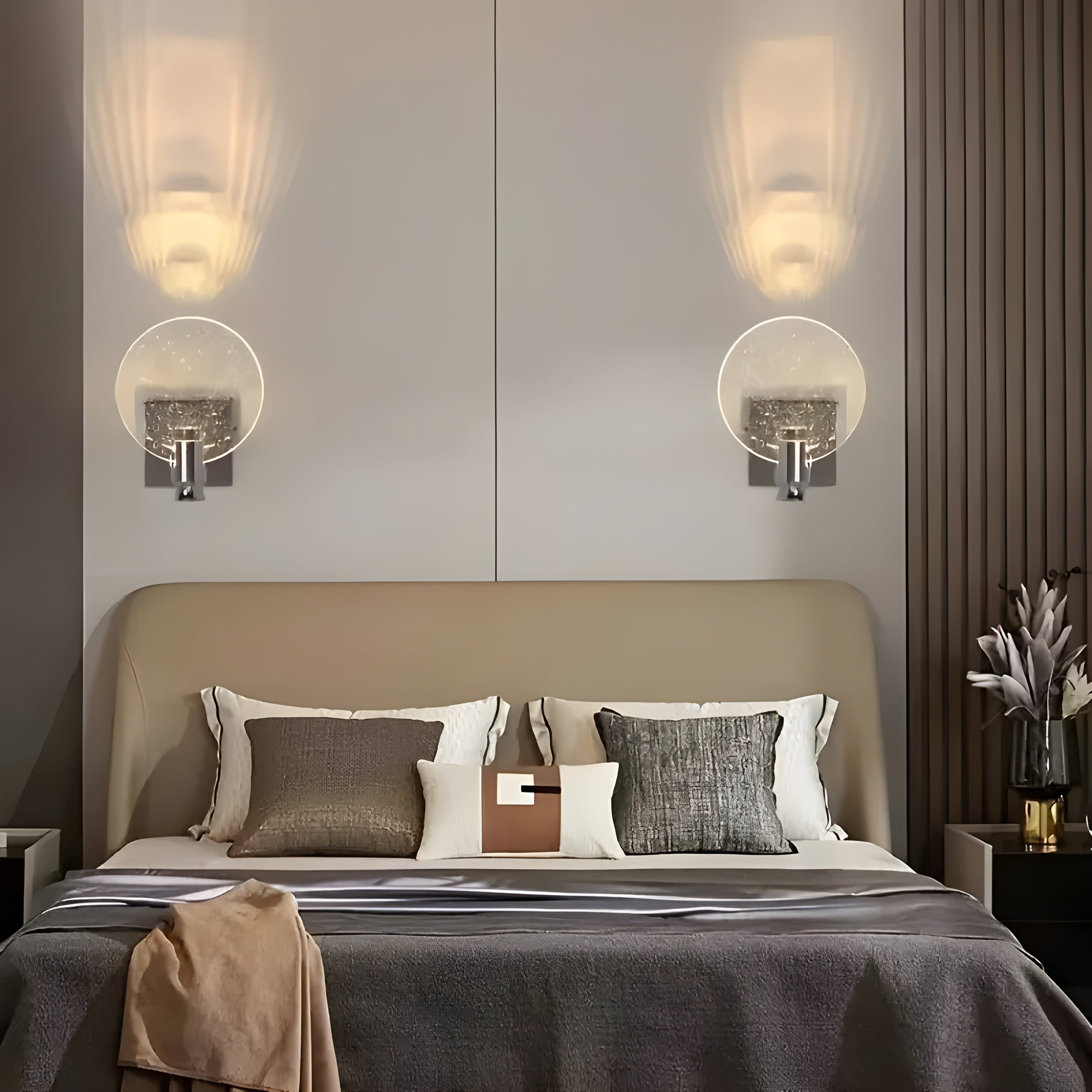 AuroraCrystal Light – Elegant Väggmonterad Kristallbelysning