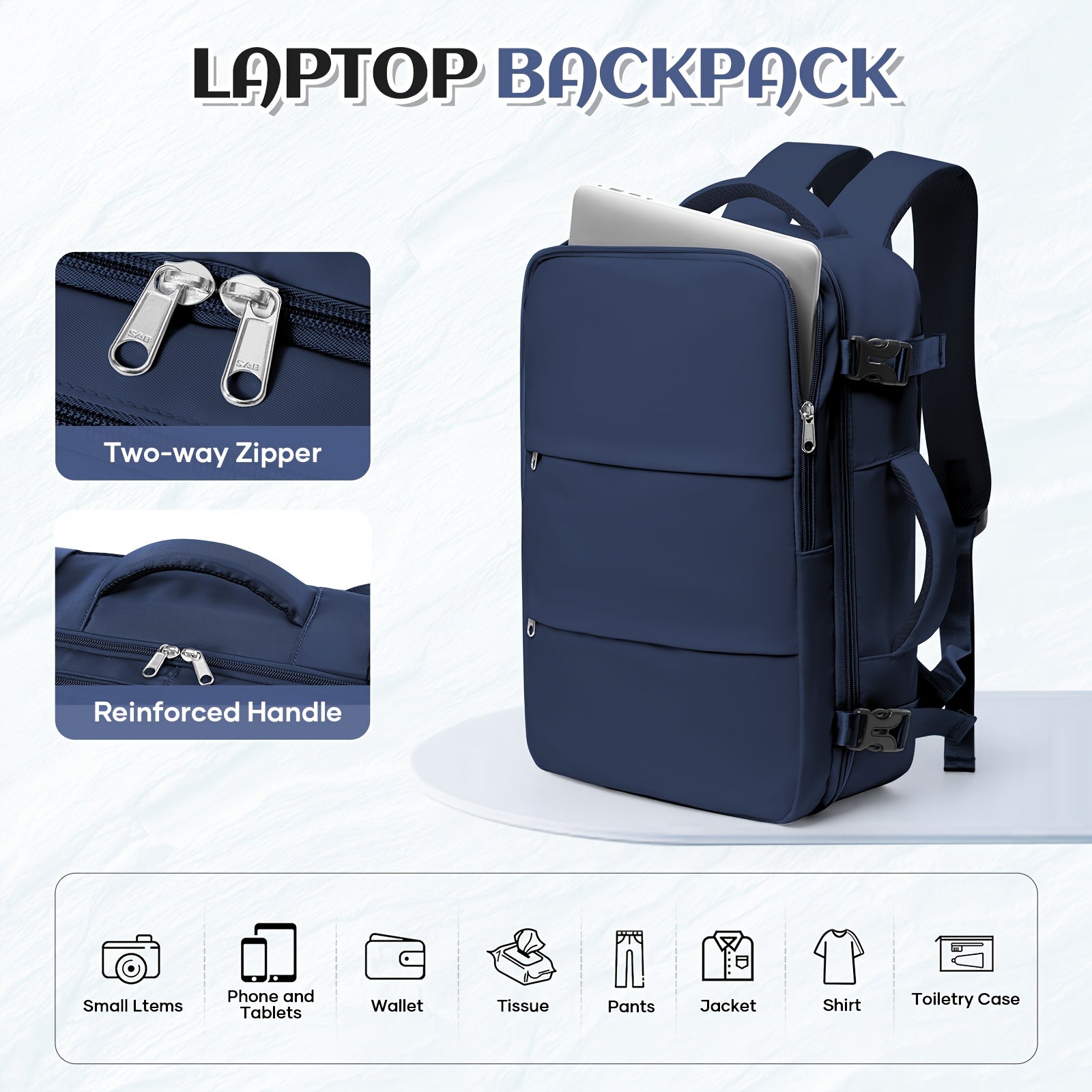 Ryanair Kabin Reser Ryggsäck Lätt Under Säte Passar