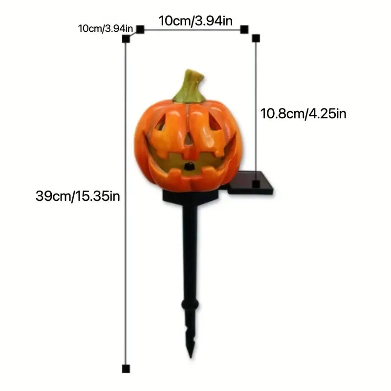 Halloween Solar Pumpa Ljus – Väderbeständiga LED Trädgårdslampor för Utomhus & Festdekoration