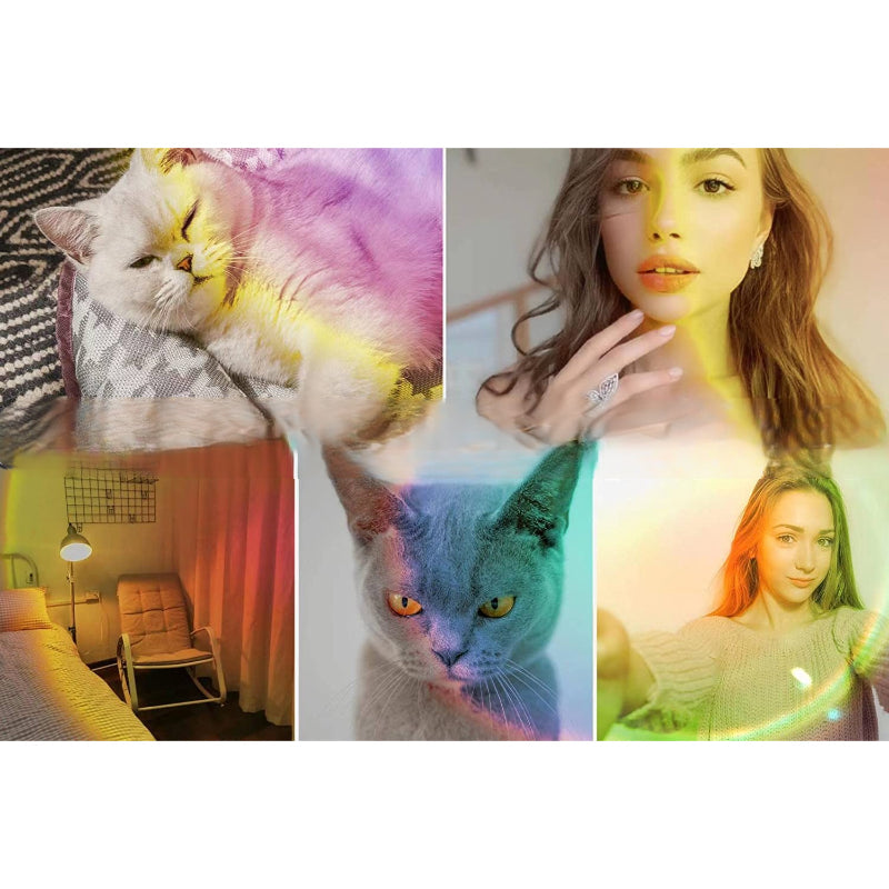 Solnedgångslampa Projektor - LED Nattlampa med 16 RGB Färger och 360° Rotation