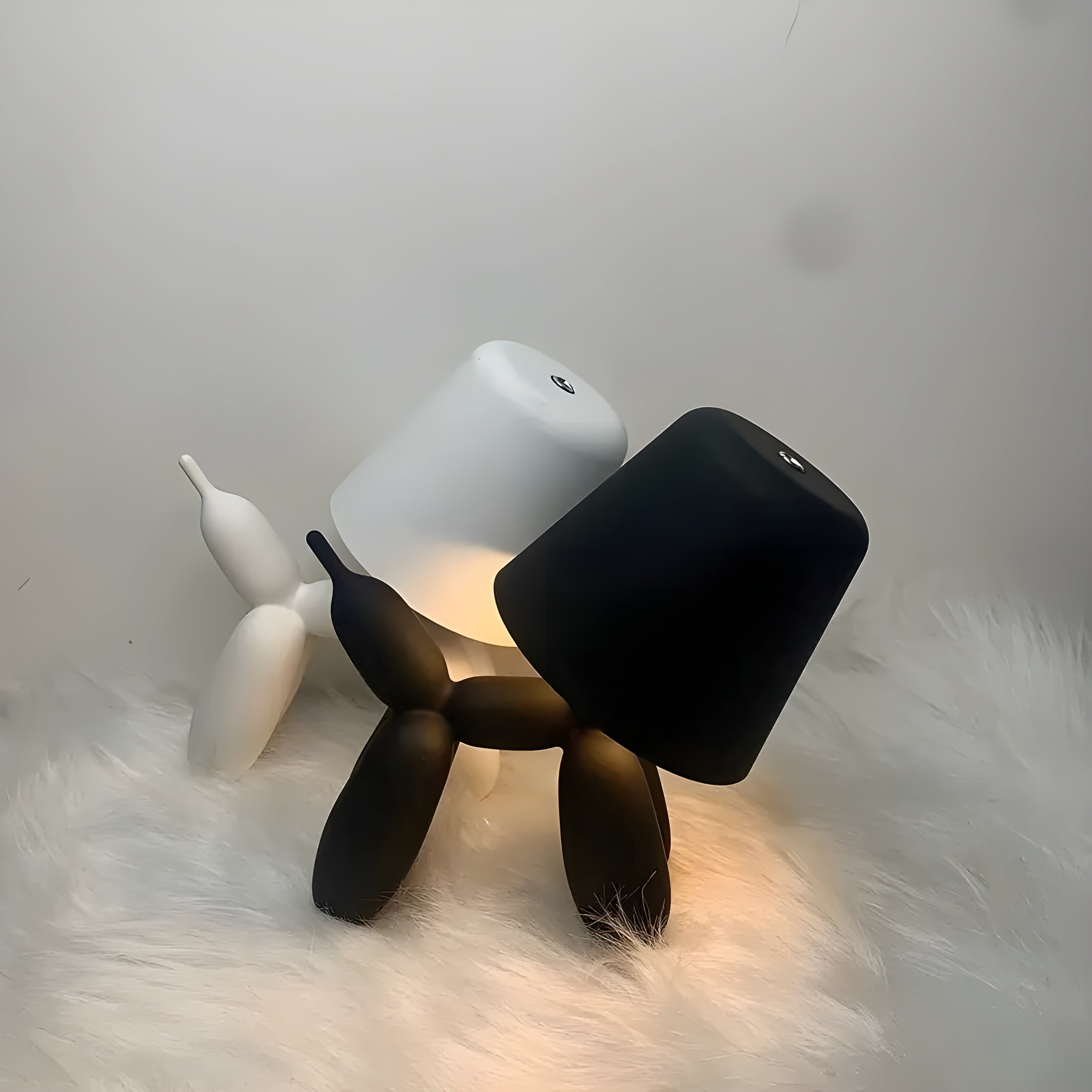 BrightPaws Lampa – USB-laddning Ballonghund Touch LED Bordslampa