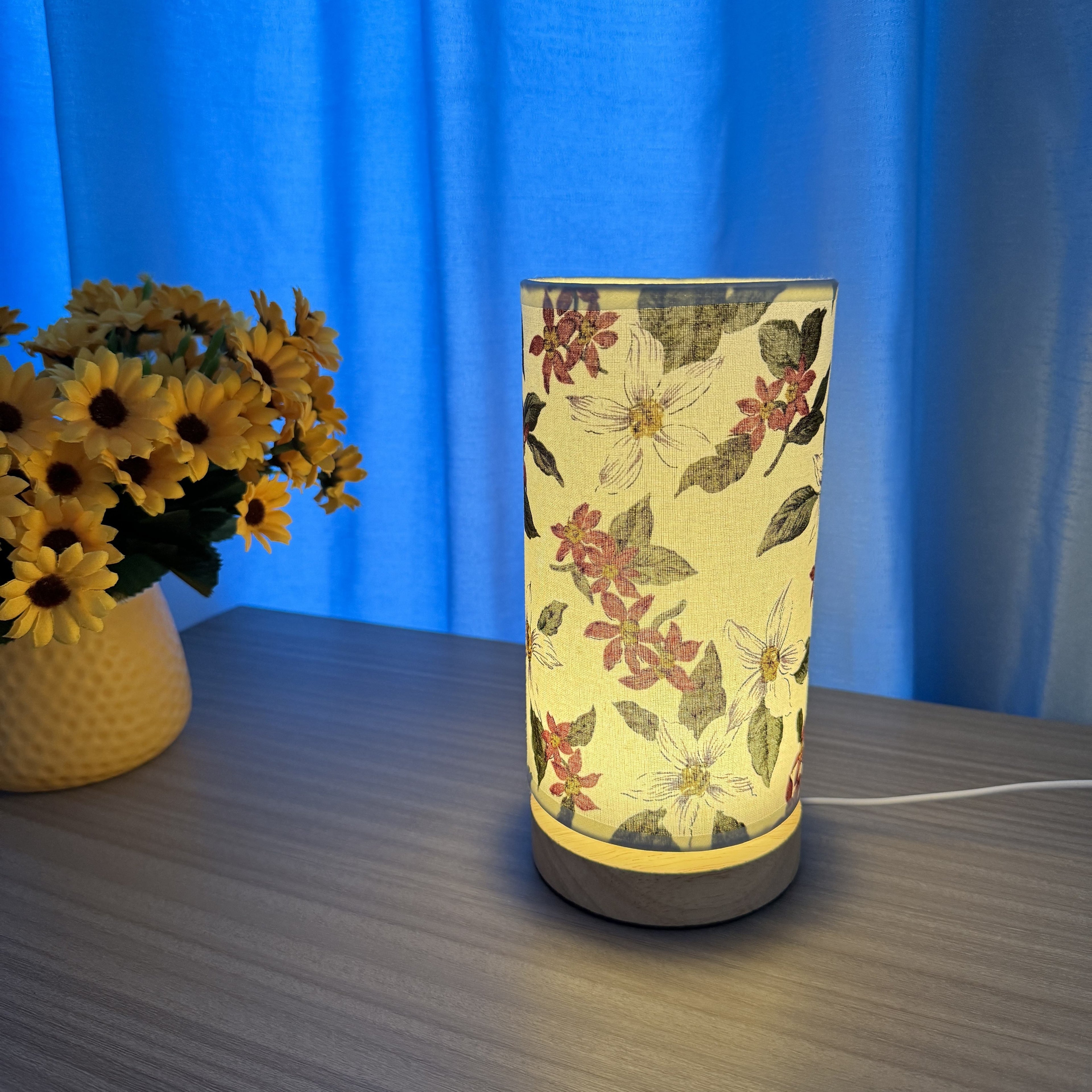 HoutLicht - Kreativ Trä Bordslampa med LED