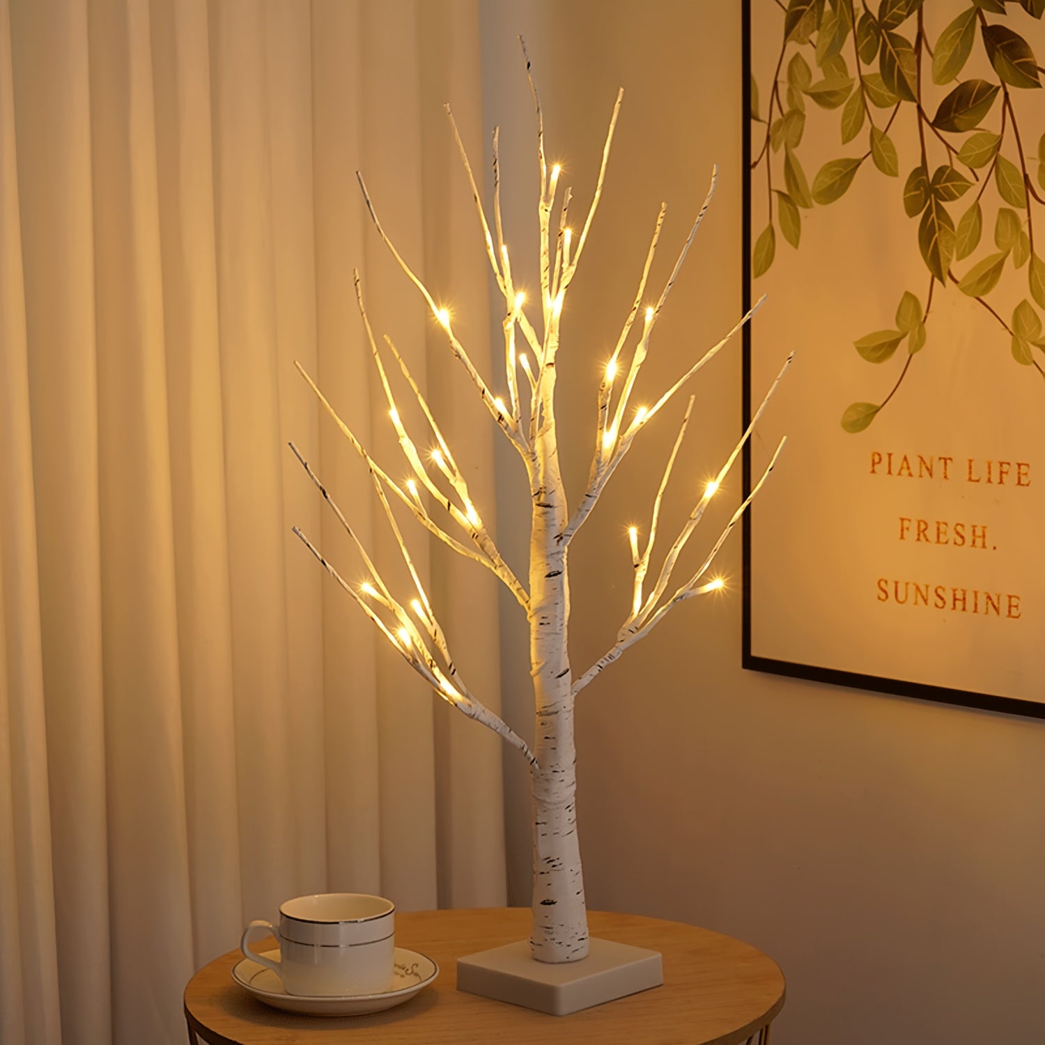 GlowTree - LED Bordsträd med Justerbara Grenar