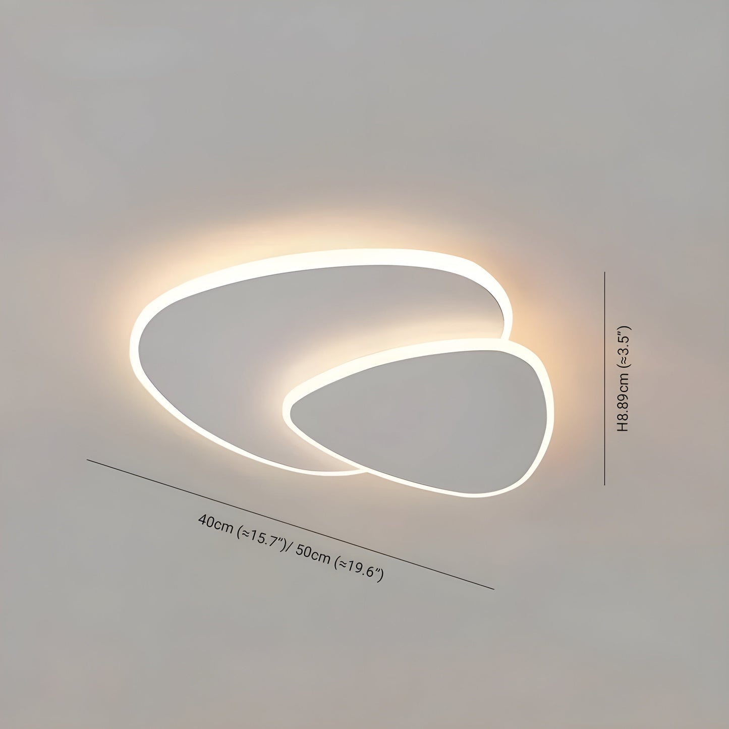 LED-taklampa i vitt – Modern rumsljus för vardagsrum & sovrum