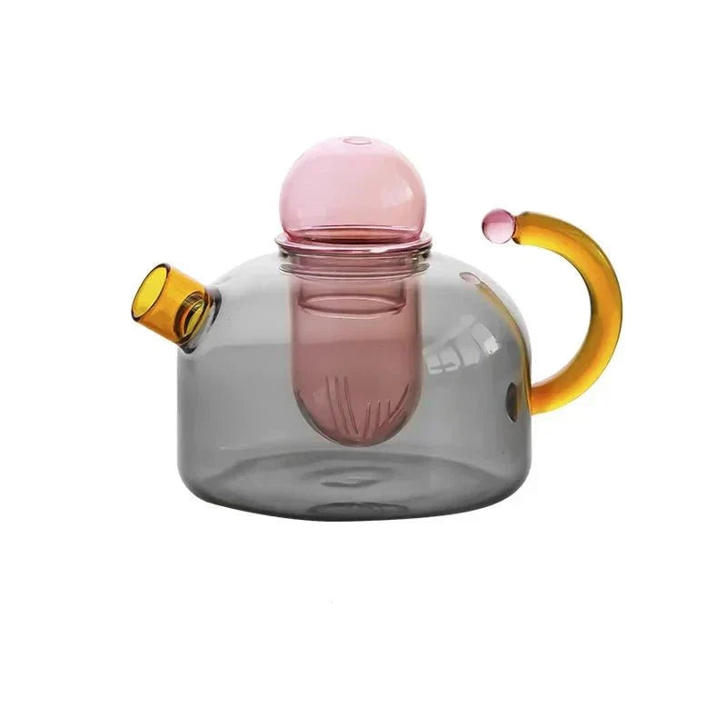 GlowHarmony Lyxig Transparent Kettle och Mug Set