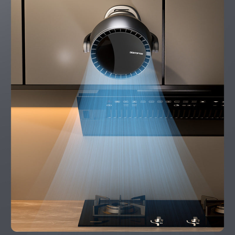 Bärbar bladlös fläkt med digital display – Tyst och uppladdningsbar kylning för inomhus- och utomhusbruk