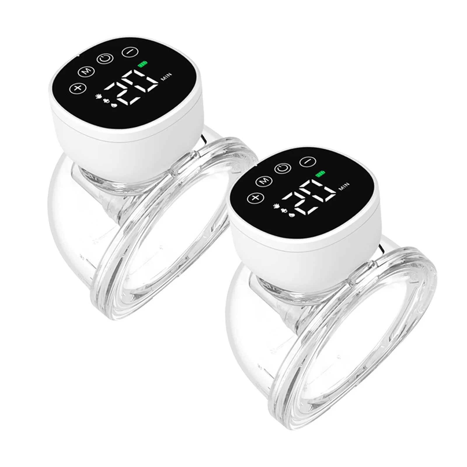 Bärbar elektrisk bröstpump med 180ML kapacitet