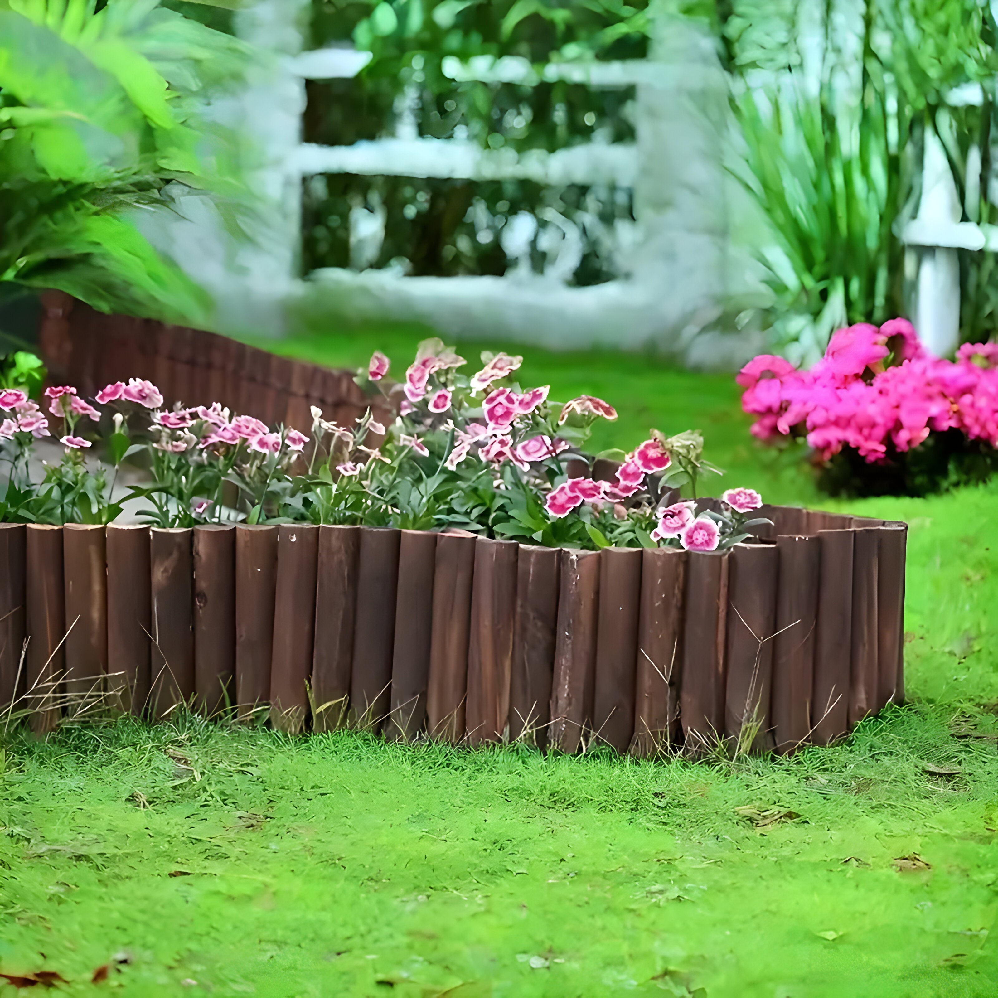 GroveScape - Dekorativt trä utomhus trädgårdsavgränsning gräns
