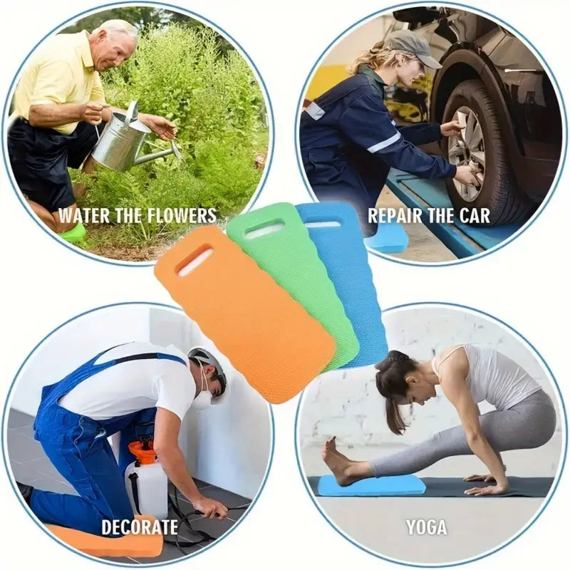 Trädgårds-knäskydd – Bekväm och halkfri sittmatta för trädgårdsarbete och markkontakt