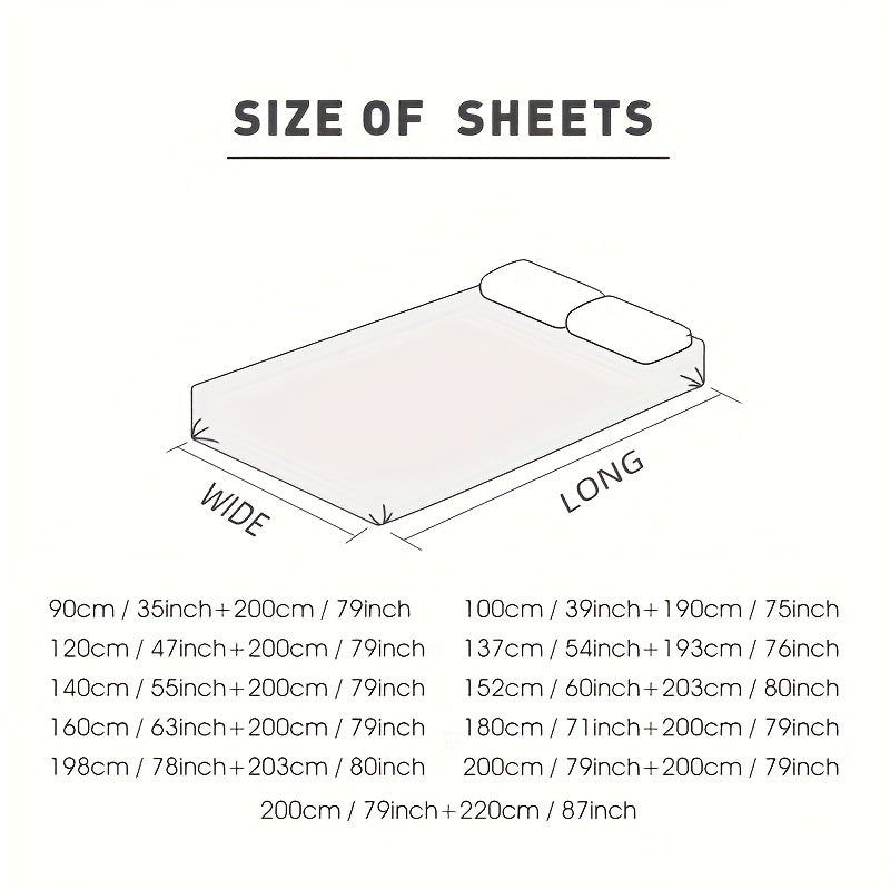 Sommar Cool Bamboo Fiber Fitted Sheet – Lyxig Andas Komfort