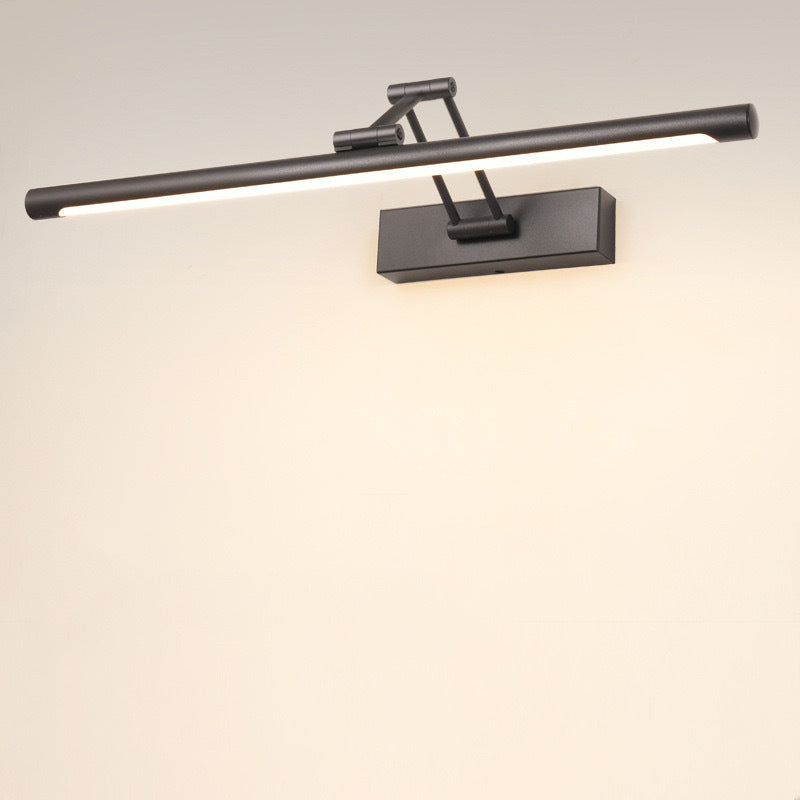 Edge Minimalistisk LED Vägglampa Svart/Vit Inomhus Badrum Metall