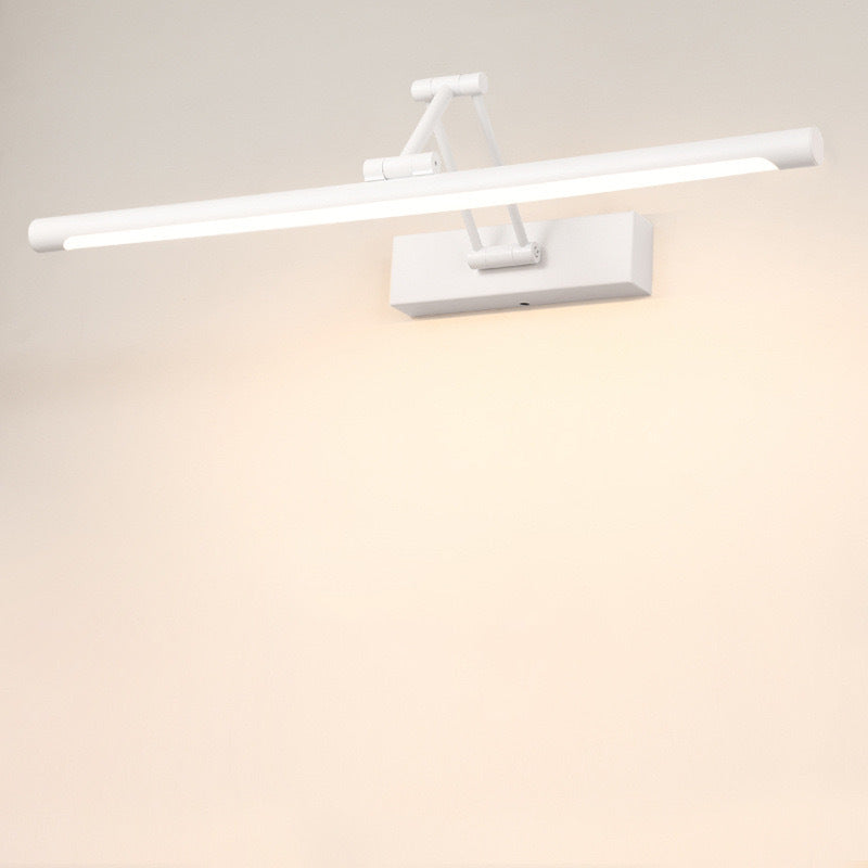 Edge Minimalistisk LED Vägglampa Svart/Vit Inomhus Badrum Metall