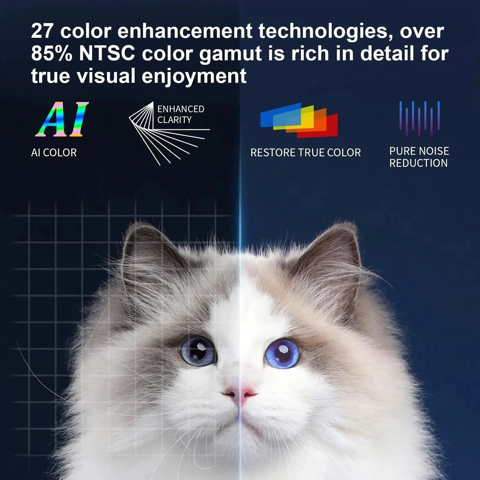 Android Wifi 4K Smart Bärbar Projektor