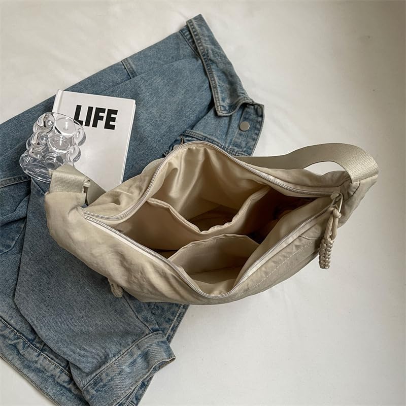 EVERCARRY – Nylon-sidoväska med smarta fack för vardagligt bruk