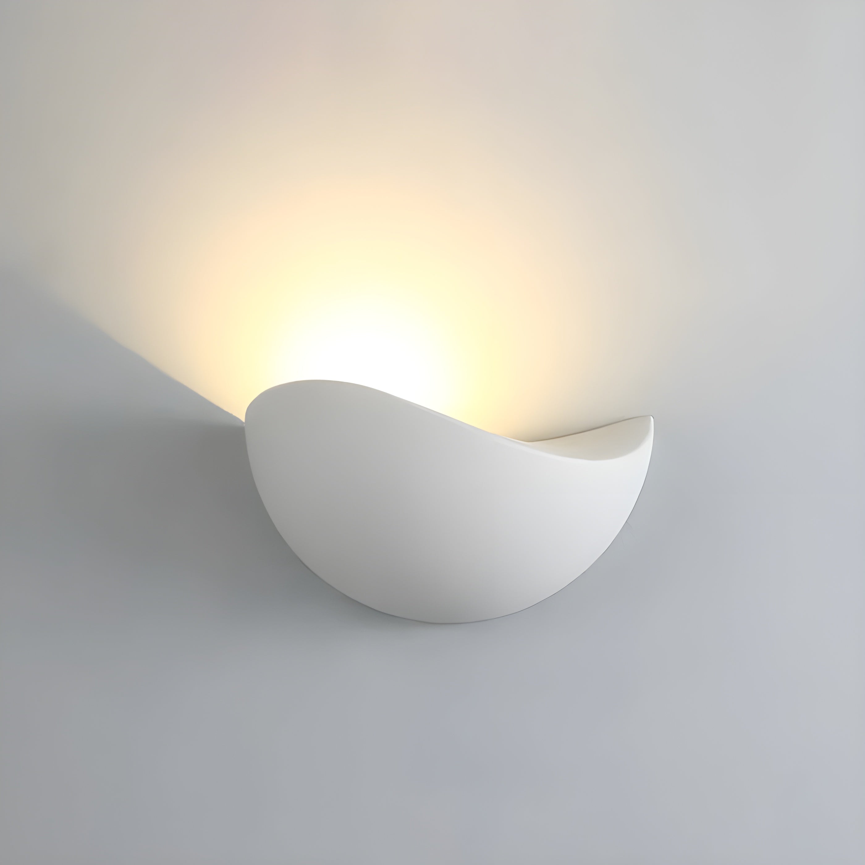 NoirLume Light - Minimalistisk halvcirkelformad LED vägglampa