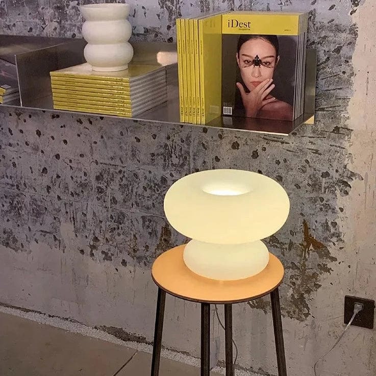 Maki Svamplampa - Vit Bordslampa